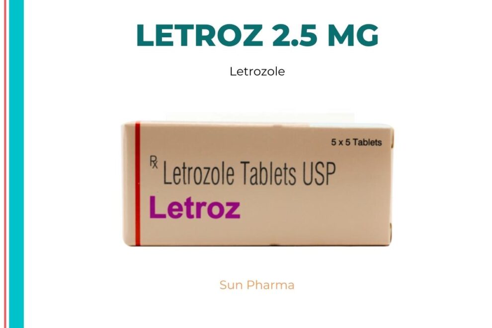 LETROZ 2 5MG 5 Tablets GymPharmacy