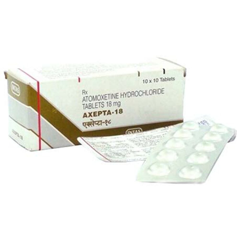 AXEPTA 18MG 10 tablets - GymPharmacy