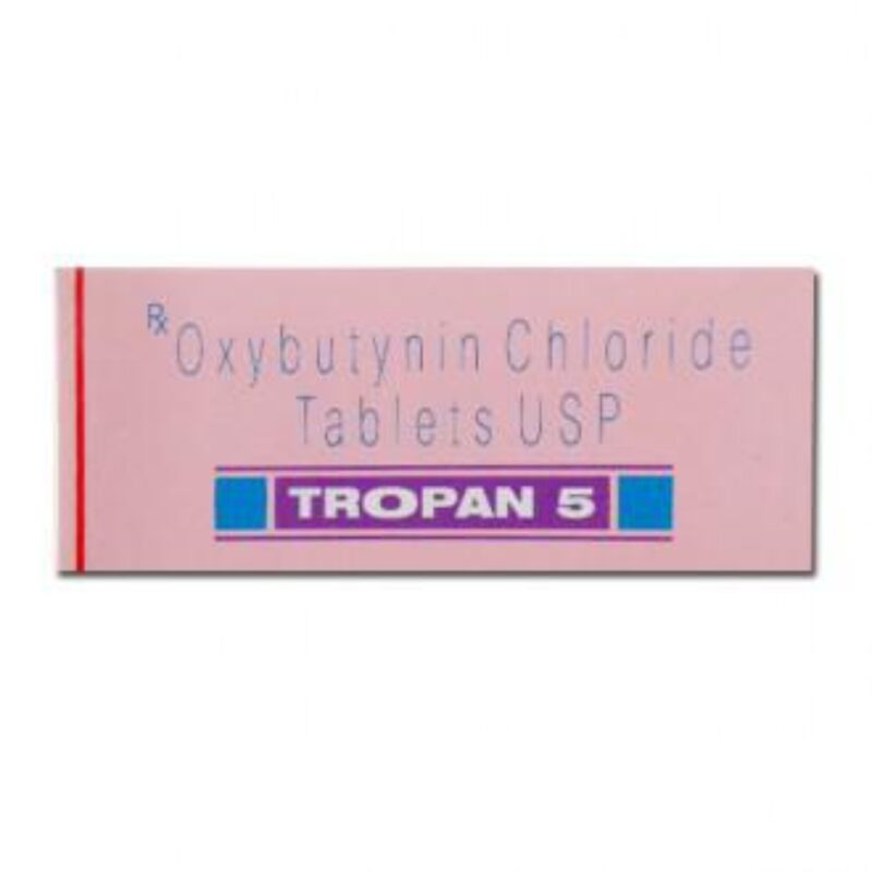 Tropan 5 mg 10 tablets