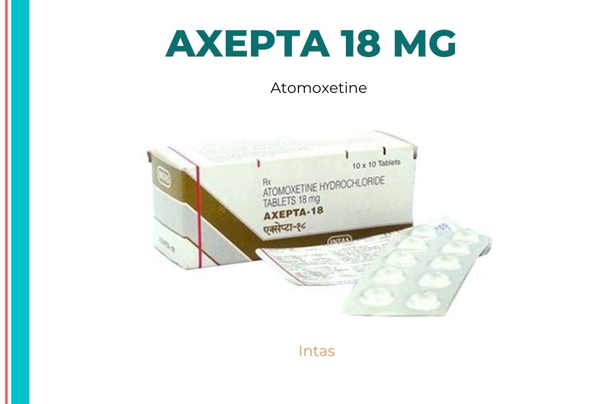 AXEPTA 18MG 10 tablets - GymPharmacy