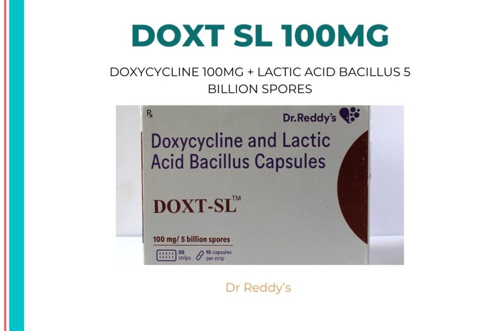 Buy DOXT SL 100MG 10 tablets online at GymPharmacy