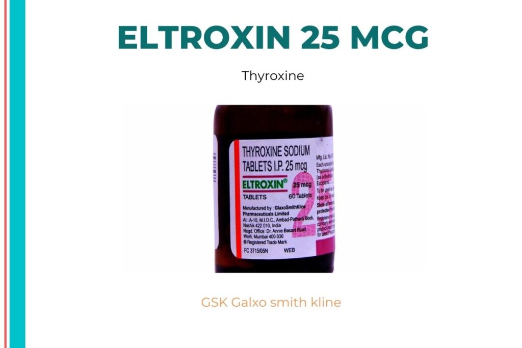 Eltroxin 25 mcg