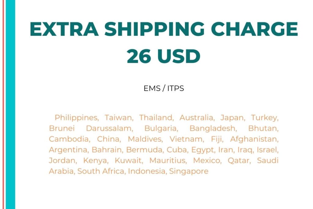 Extra Shipping Charge 26 USD