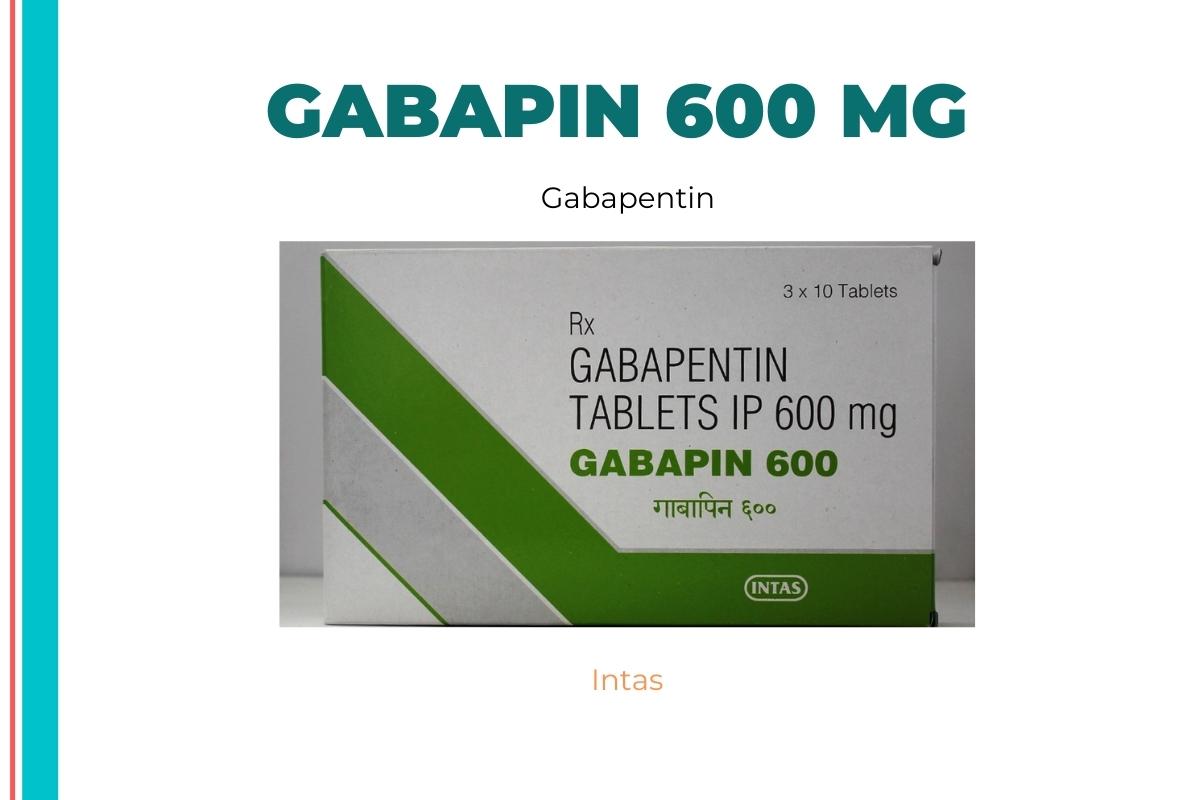 Buy GABAPIN 600 MG 10 Tablets online at GymPharmacy